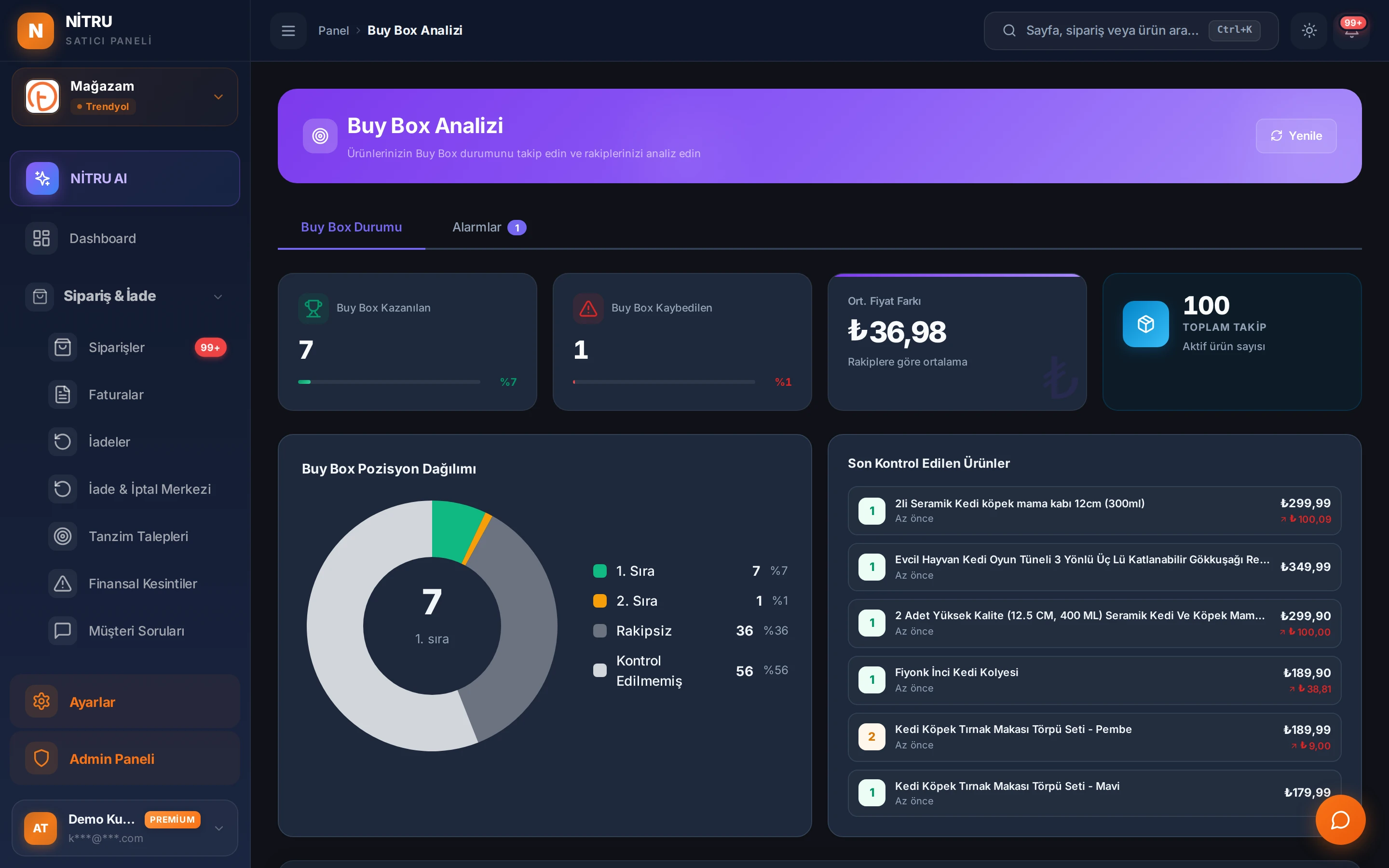 Buy Box — Buy Box Takibi